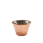 GenWare Stainless Steel Copper Plated Hammered Ramekin 4oz